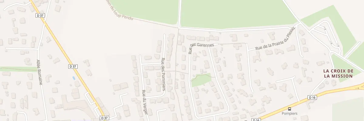 Plan du 25 Rue des Garennes à Héric