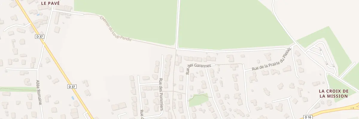 Plan du 29 Rue des Garennes à Héric