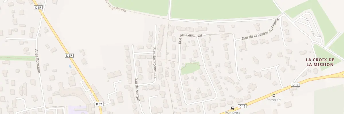 Plan du 23 Rue des Garennes à Héric