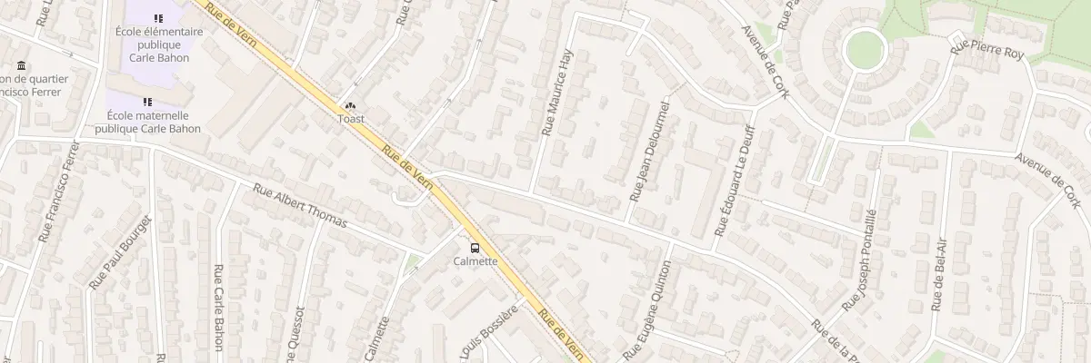 Plan du 15 Rue de la Poterie à Rennes