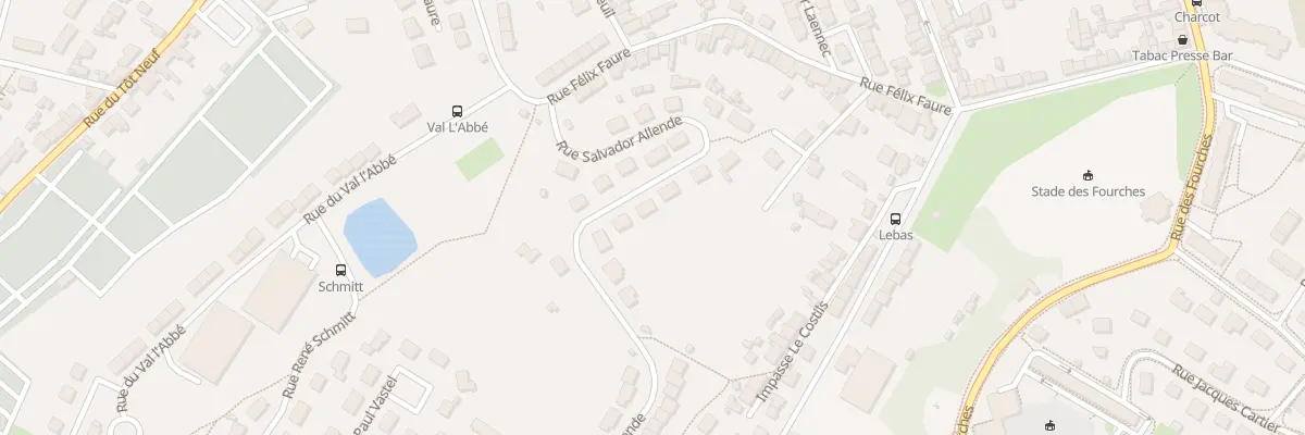 Plan du 19 Rue Salvador Allende Equeurdre à Cherbourg-en-Cotentin