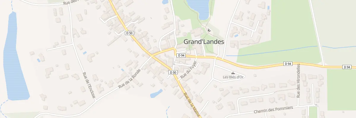 Plan du 2 Rue de la piscine à Grand’Landes