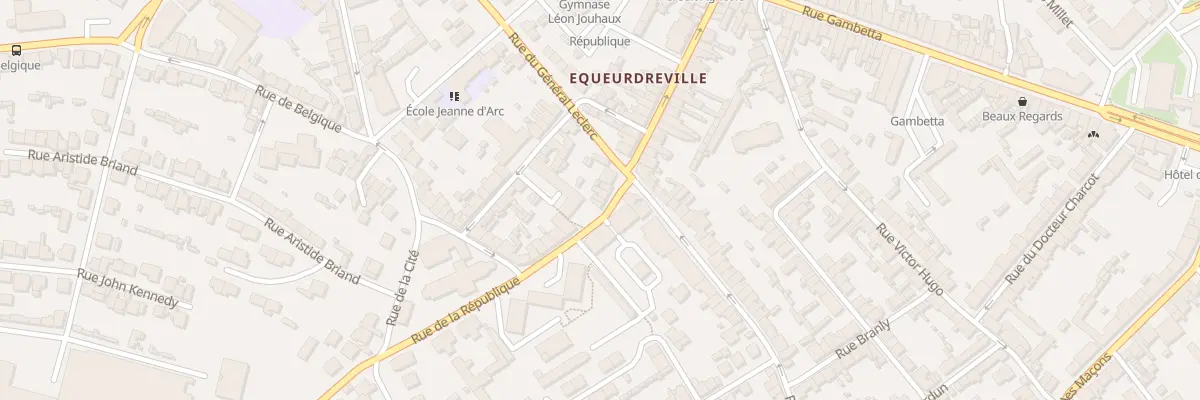 Plan du 50 Rue de la Republique Equeurdre à Cherbourg-en-Cotentin