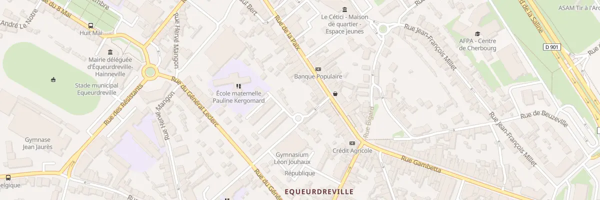 Plan du 29 Rue de la Paix Equeurdreville à Cherbourg-en-Cotentin