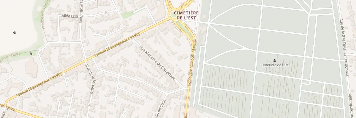 Plan du 92 Bd Villebois-Mareuil à Rennes