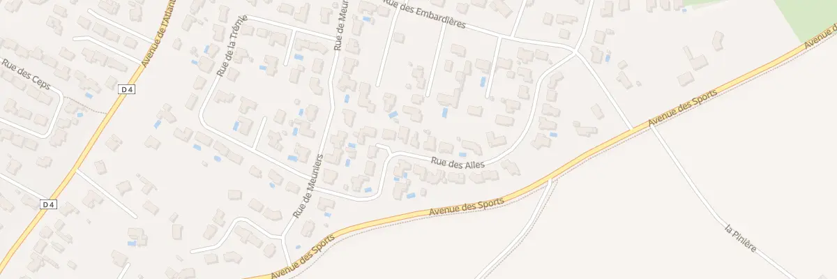 Plan du 173 Rue des Ailes à Talmont-Saint-Hilaire
