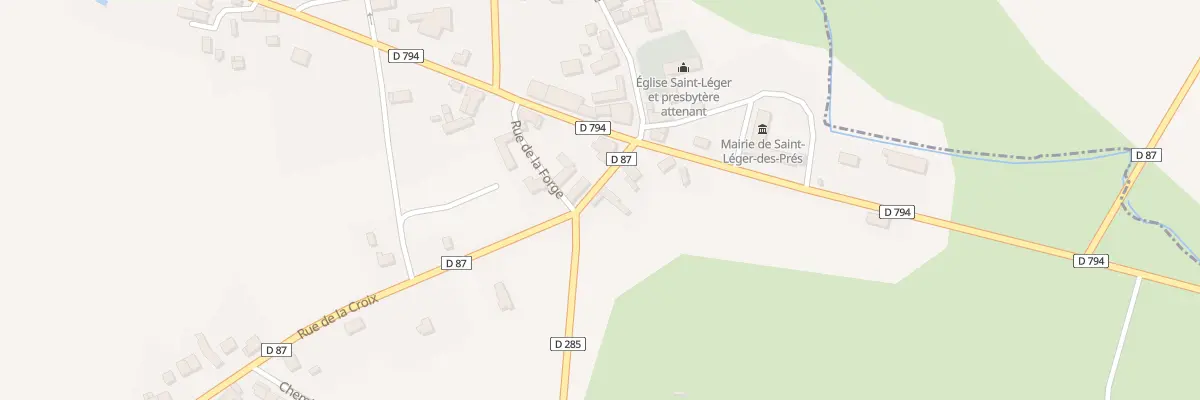 Plan du 5048 Le Bourg à Saint-Léger-des-Prés