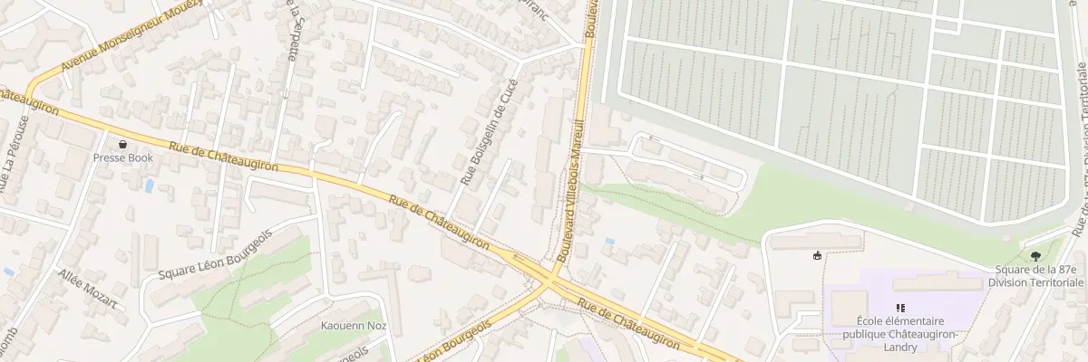 Plan du 118 Bd Villebois-Mareuil à Rennes