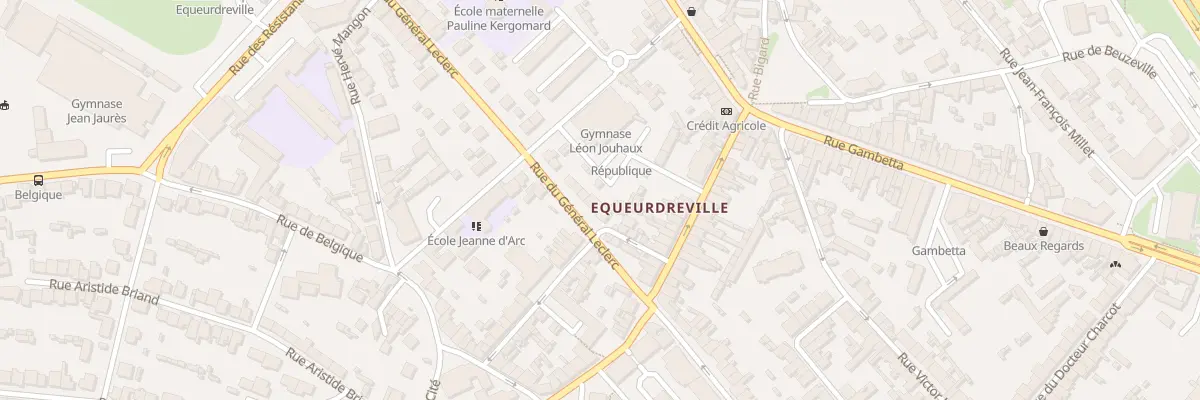 Plan du 33 Rue Gal Leclerc - Equeurdrevil à Cherbourg-en-Cotentin