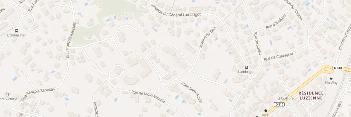 Plan du 18 All de Baratzeder à Saint-Jean-de-Luz