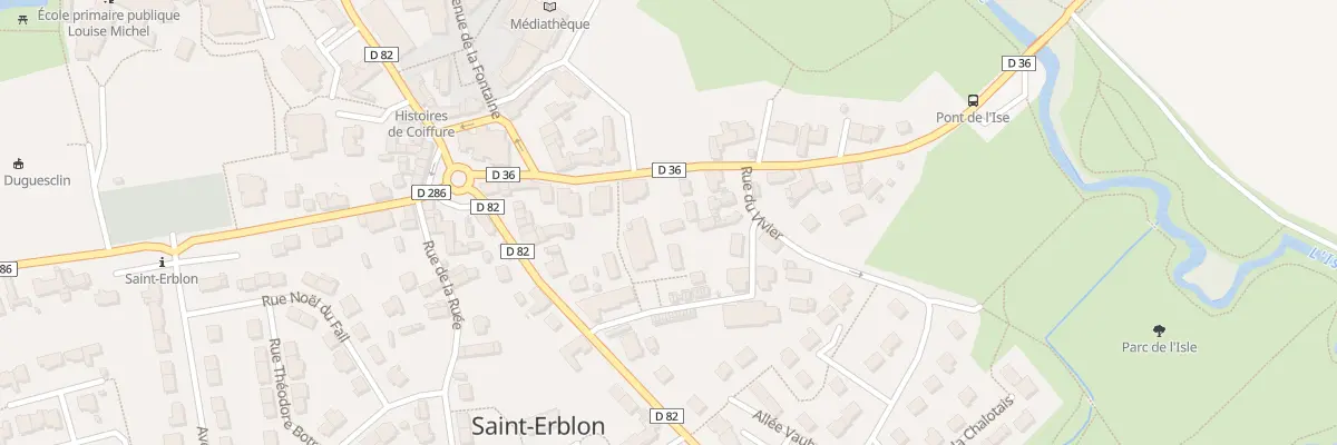 Plan du 10 Rue de l’Ise à Saint-Erblon