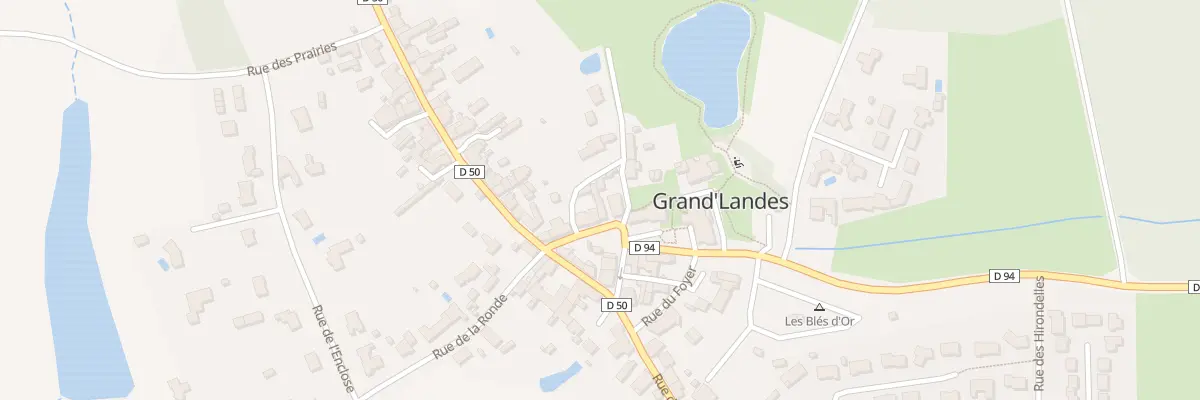 Plan du 4 Rue de l’église à Grand’Landes