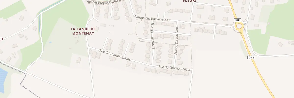Plan du 16 Rue du Petit Nacré à Saint-Erblon