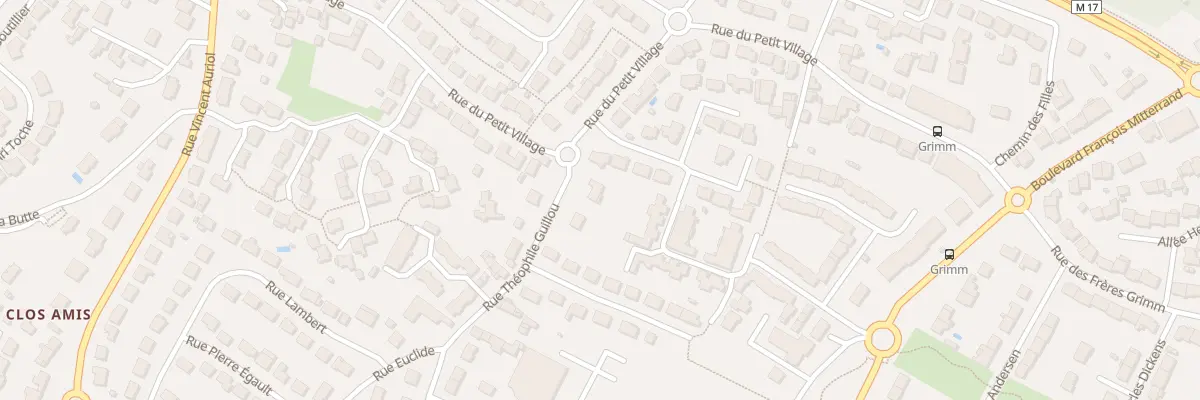 Plan du 1 Rue Théophile Guillou à Saint-Herblain