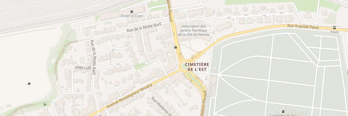 Plan du 59 Av Monseigneur Mouézy à Rennes