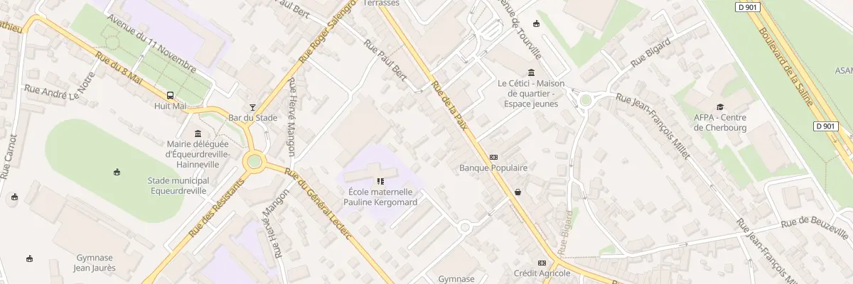 Plan du 49 Rue de la Paix Equeurdreville à Cherbourg-en-Cotentin