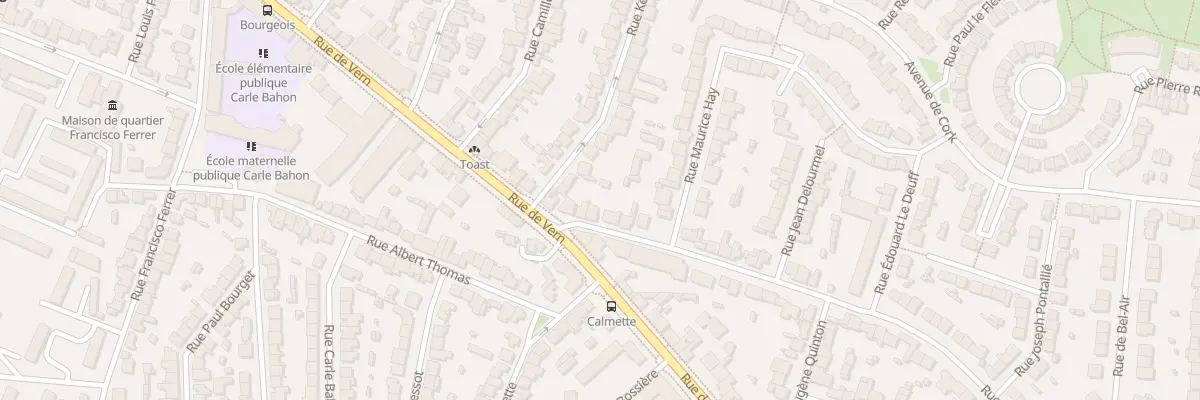 Plan du 5 Rue de la Poterie à Rennes