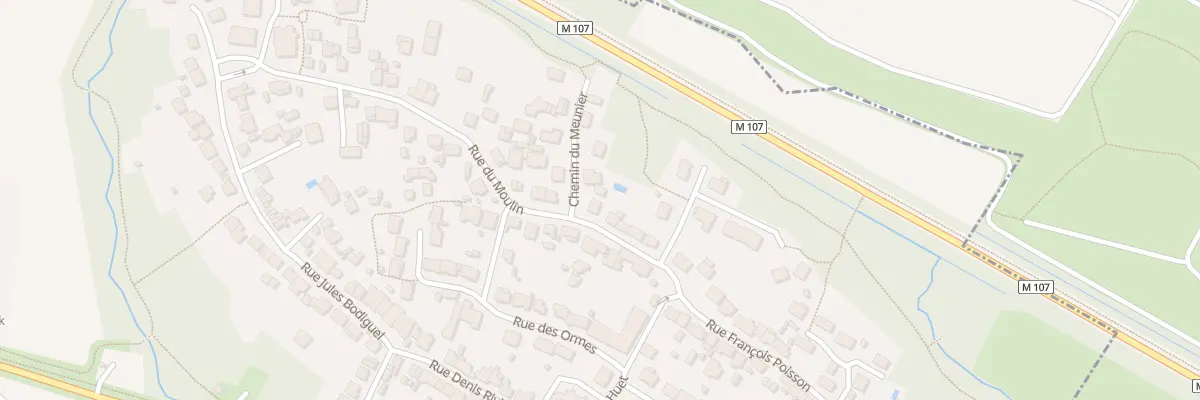 Plan du 29 Rue du Moulin à Indre