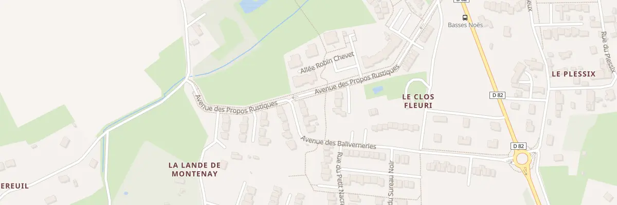 Plan du 2 Av des Baliverneries à Saint-Erblon