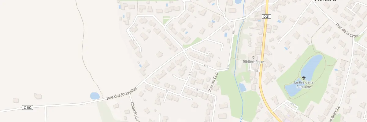 Plan du 9 Rue des Jonquilles aux Achards