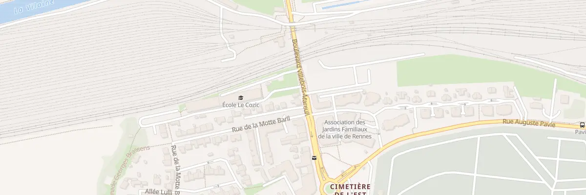Plan du 56 Bd Villebois-Mareuil à Rennes