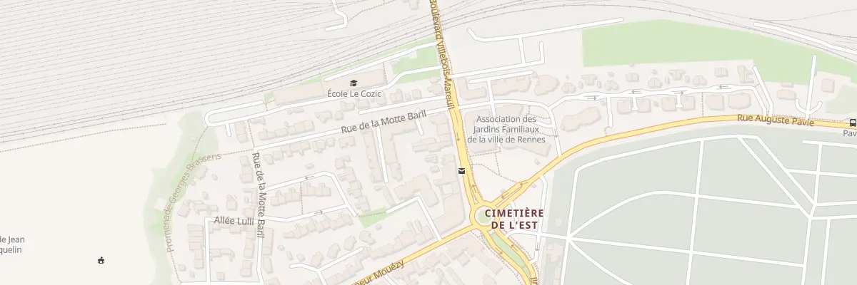 Plan du 66 Bd Villebois-Mareuil à Rennes