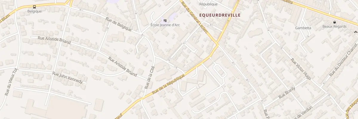 Plan du 10 Rue de Belgique à Cherbourg-en-Cotentin