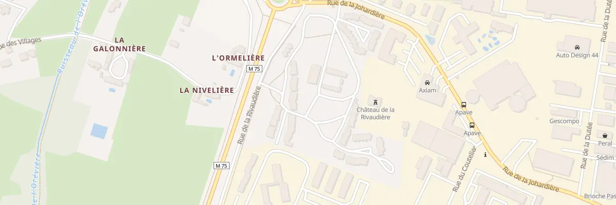 Plan du 15 Rue de la Johardière à Saint-Herblain