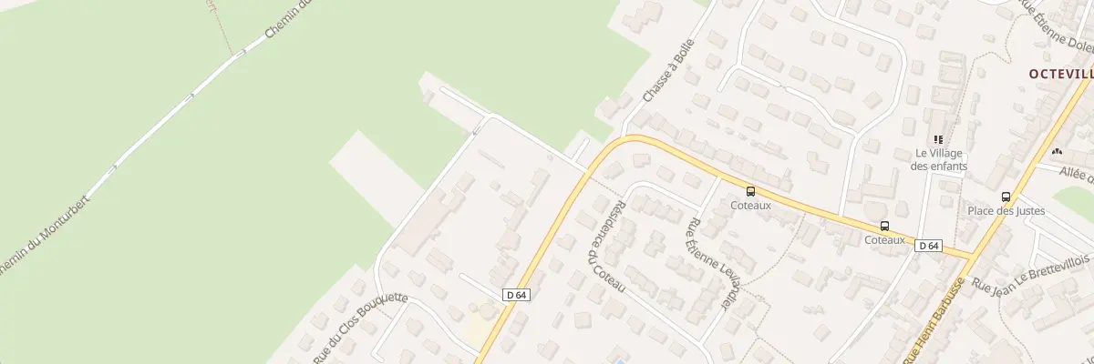 Plan du 54 Rue Victor Hugo - Octeville à Cherbourg-en-Cotentin