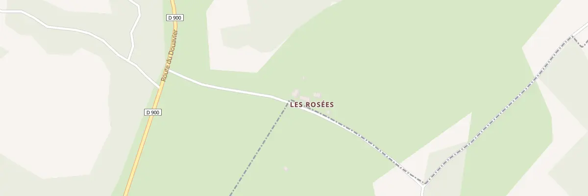 Plan du 1 Les Rosees à Martinvast