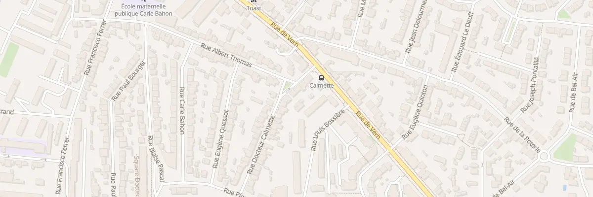Plan du 1 Rue du Doc-Calmette à Rennes