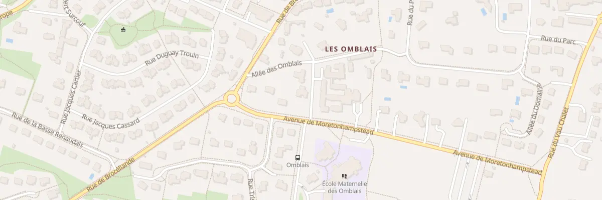 Plan du 1 All de Beauvais à Betton