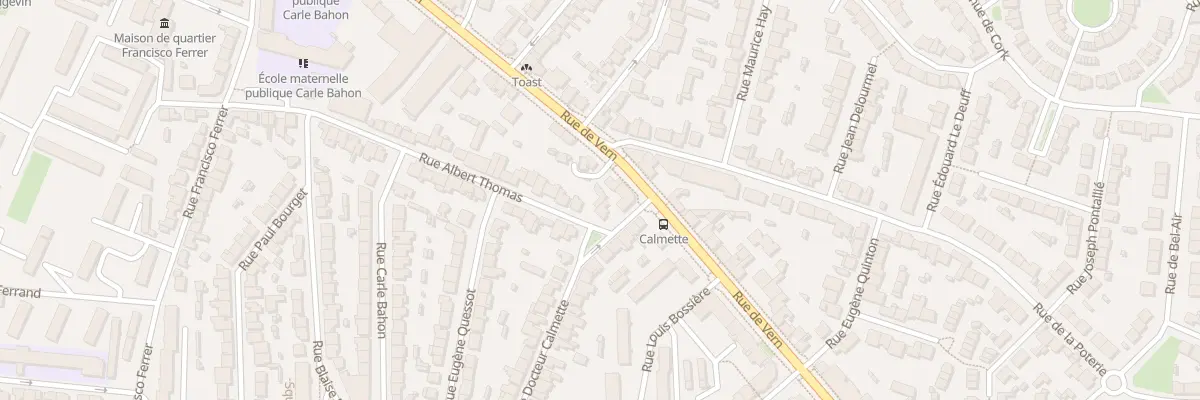 Plan du 4 Rue Albert Thomas à Rennes