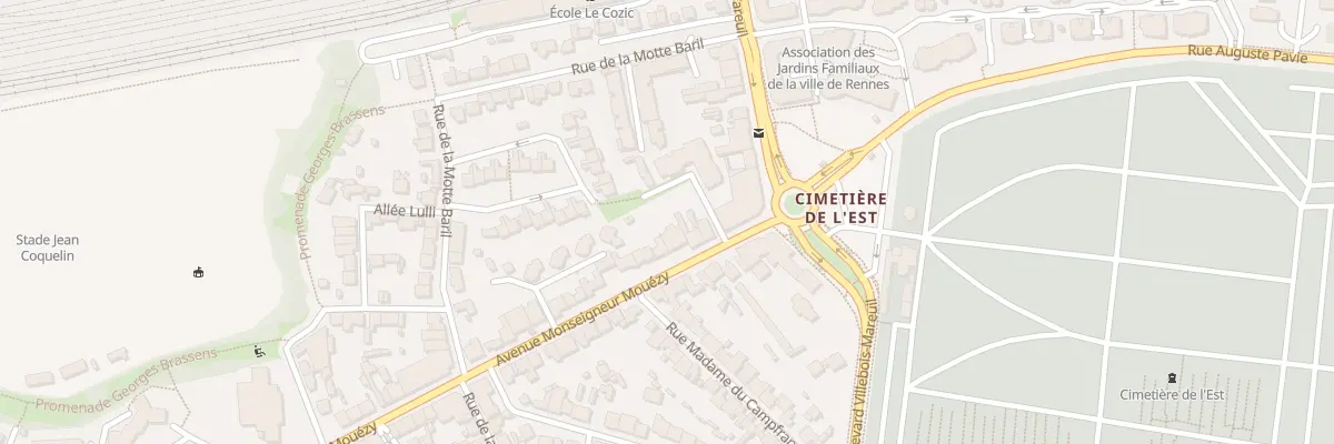 Plan du 47 Av Monseigneur Mouézy à Rennes
