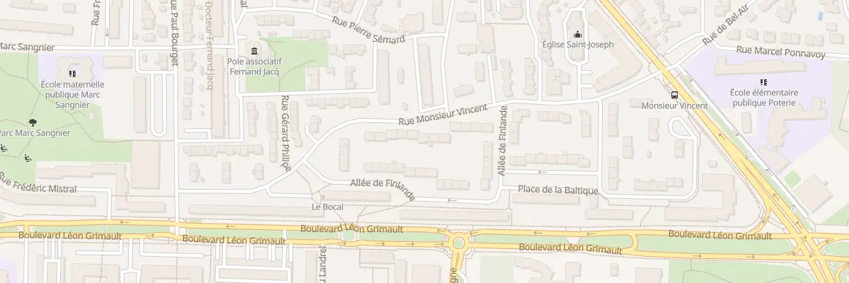 Plan du 36 Rue Monsieur Vincent à Rennes