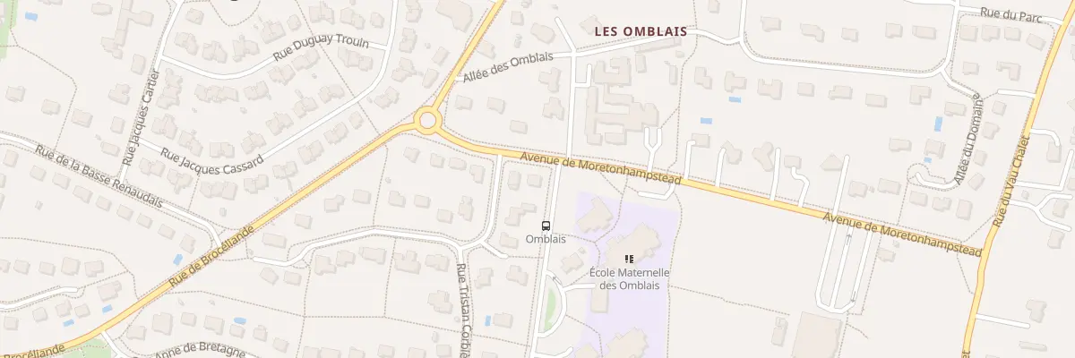 Plan du 7 Av de Moretonhampstead à Betton