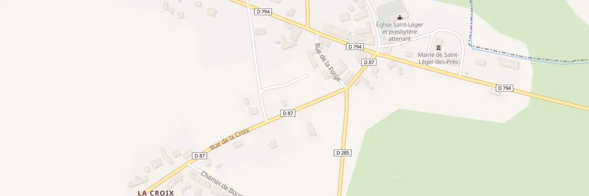 Plan du 4 Rue de la Venelle des Burons à Saint-Léger-des-Prés