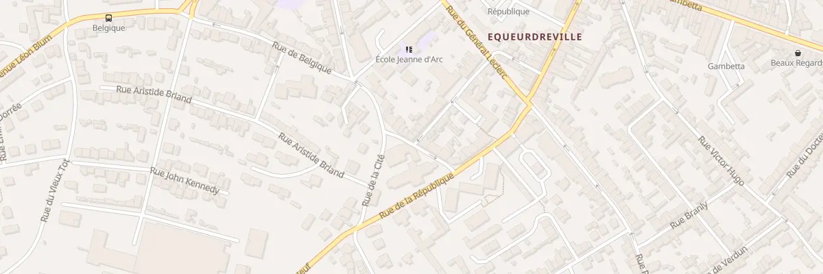 Plan du 14 Rue de Belgique à Cherbourg-en-Cotentin