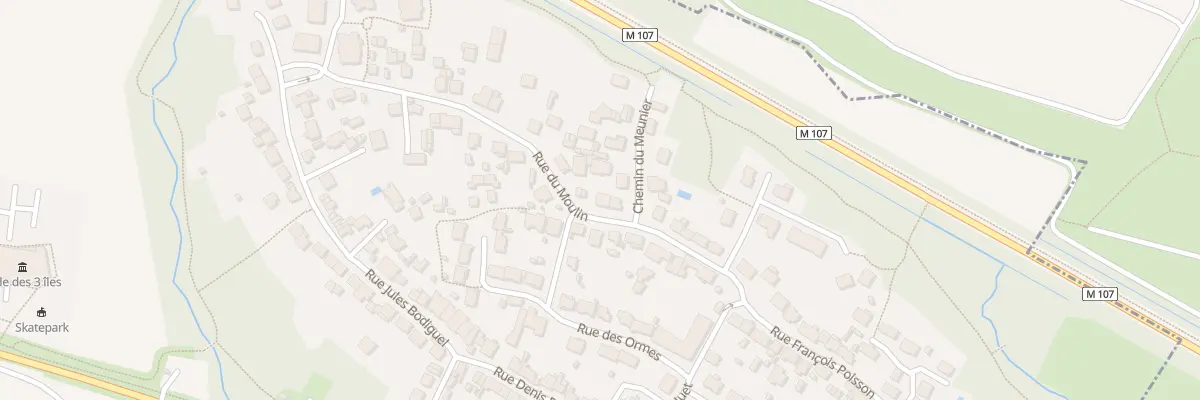 Plan du 27 Rue du Moulin à Indre