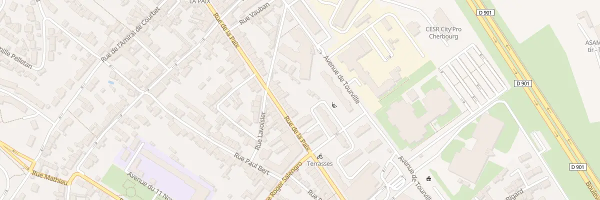 Plan du 82 Rue de la Paix Equeurdreville à Cherbourg-en-Cotentin