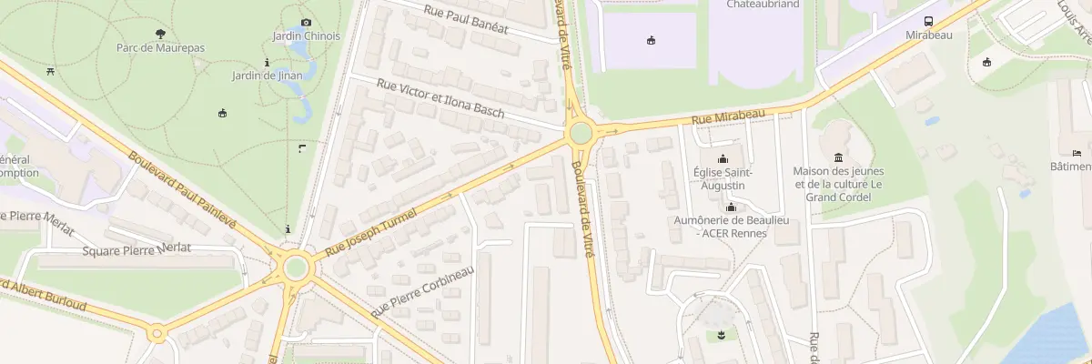 Plan du 105 Bd de Vitré à Rennes