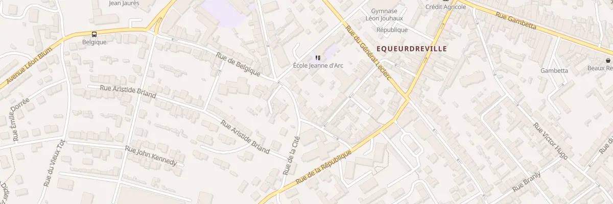 Plan du 26 Rue de Belgique à Cherbourg-en-Cotentin