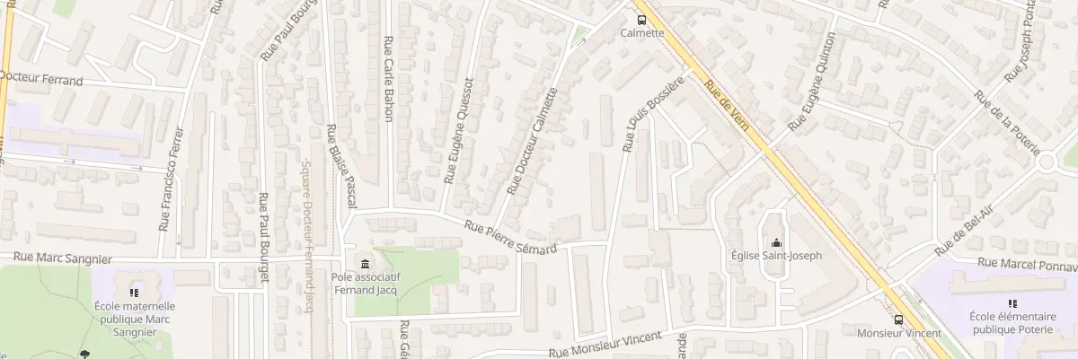 Plan du 25 Rue du Doc-Calmette à Rennes