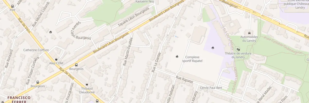 Plan du 37 Rue Le Dantec à Rennes