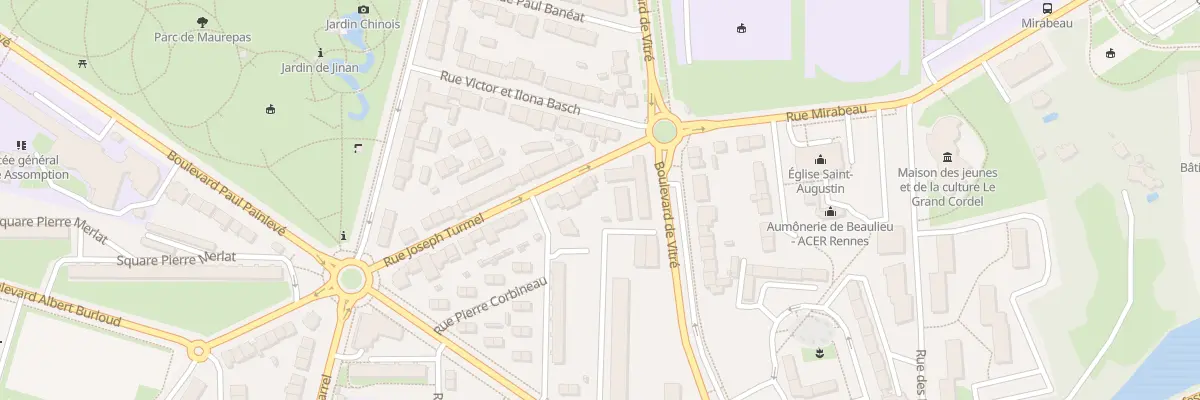 Plan du 30 Rue Joseph Turmel à Rennes