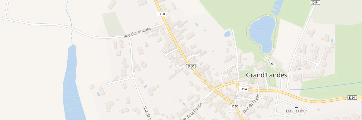 Plan du 19 Rue du calvaire à Grand’Landes