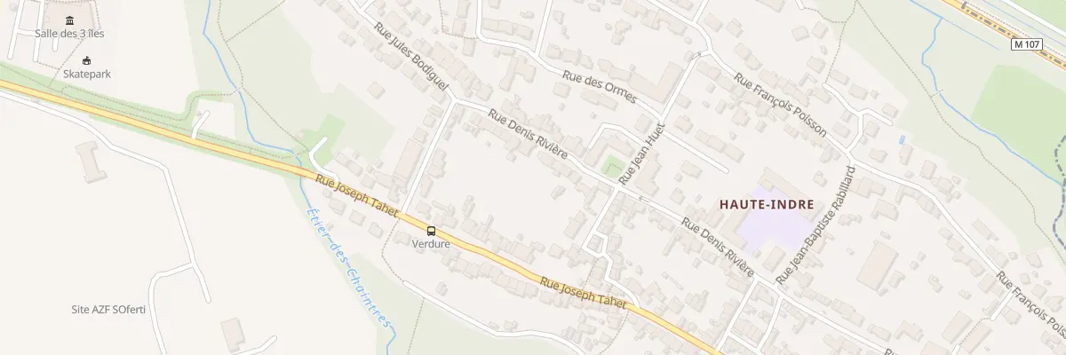 Plan du 37 Rue Denis Rivière à Indre