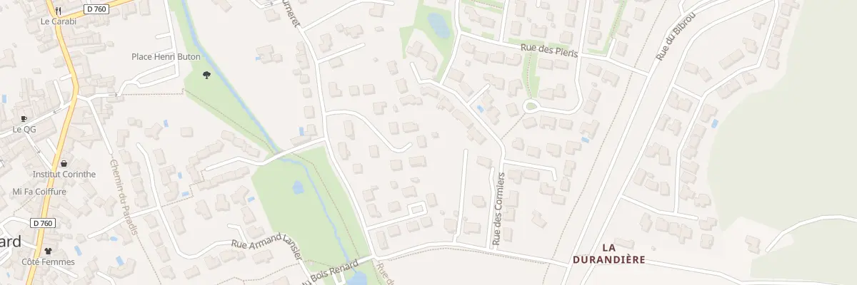 Plan du 10 Rue Jean Moulin aux Achards