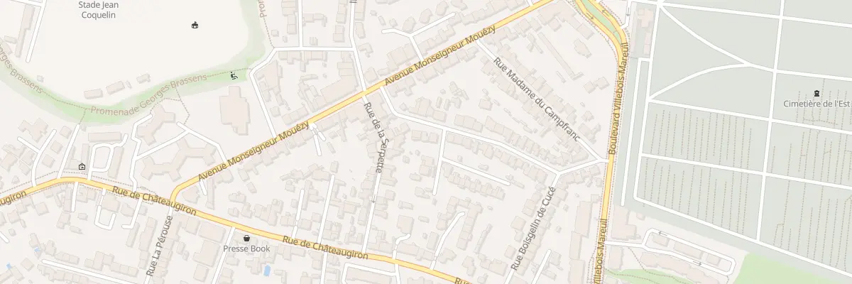 Plan du 4B Rue Marcel Planiol à Rennes