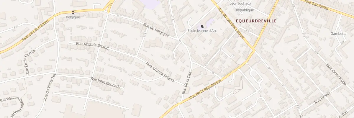 Plan du 9 Rue de Belgique à Cherbourg-en-Cotentin